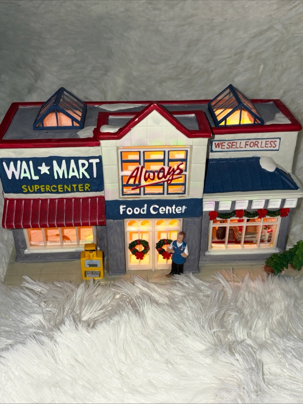Holiday Time Walmart Super Center Light Up Christmas Village No Box